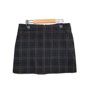 🔴 LAST CHANCE 🔴 Jacob Plaid Tartan Lined Mini Skirt with Pockets